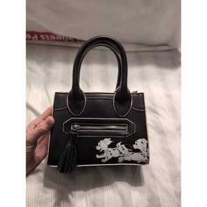 Disney X Skinny Dip Black Pink Trim 101 Dalmatians Crossbody Purse